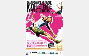 Championnats de France Cadets-Juniors à Dreux