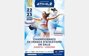 Championnat de France en salle cadet junior à Miramas
