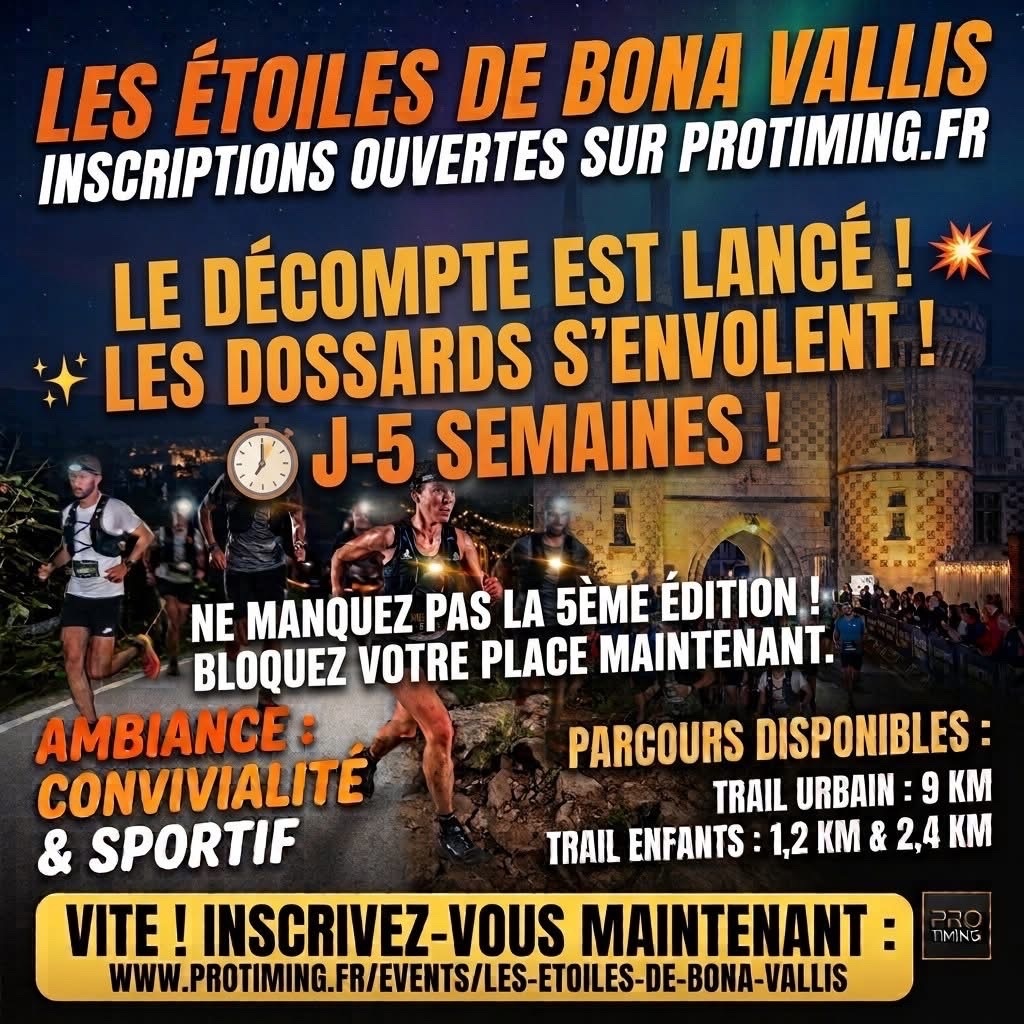 ⏱️ LE DÉCOMPTE EST LANCÉ : S-5 SEMAINES ! ⏱️