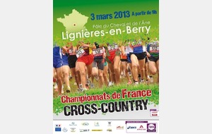 Les championnats de France de cross le dimanche 03 mars à LIGNIERES EN BERRY