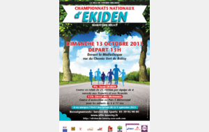 Les Championnats nationaux d'ekiden pour l'OCCBA