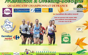 Gilles P au départ du marathon d'Orléans-Sologne le dimanche 17/11