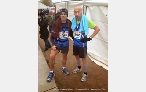 Photos de Gilles et d'Arnaud au marathon d'Orléans-Sologne