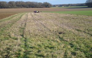 Reconnaissance du parcours des départementaux de cross à PIERRES