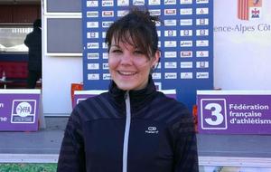 Pauline sur les France de cross