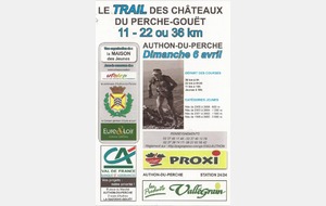 Trail des Châteaux du Perche-Gouët le dimanche 06 avril