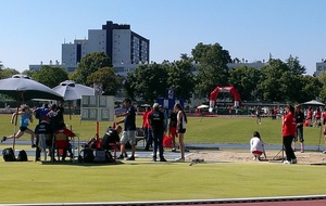 Marine aux Championnats Nationaux d’athlétisme UGSEL à LA ROCHE SUR YON (1er résultat). 