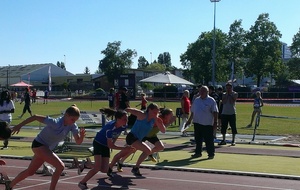 Marine aux Championnats Nationaux d’athlétisme UGSEL à LA ROCHE SUR YON (3 ème résultat)