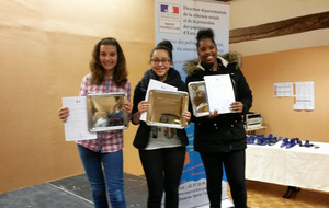 Inès, Myriam et Maéva à l'honneur