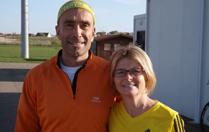 Catherine et Pascal confirment leurs qualifications  sur la corrida de THIAIS