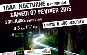 Trail nocturne de Soulaires samedi 07 février