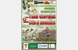 6ème  Trail Cloysien des 3 Rivières, dimanche 08 mars 