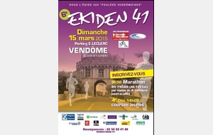 19 bleus à l'ekiden 41 de VENDOME ce dimanche