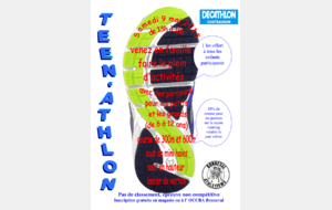 TEEN-ATHLON samedi 09 mai à CHATEAUDUN pour les jeunes 