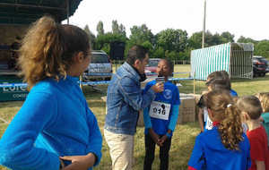 De vrais ""pros"" déjà !!!! par Hélène sur le trail des Passerelles 