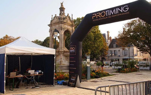 Une belle représentation des bleus sur le trail urbain à CHATEAUDUN 