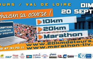 Son premier 20 KM à TOURS pour.....
