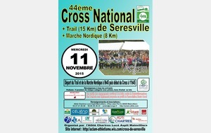 Engagements sur le cross et le trail de SERESVILLE