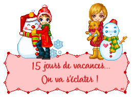 Vacances et infos sur les entraînements 