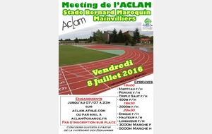 Meeting de l'ACLAM à MAINVILLIERS 