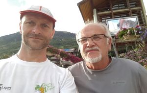 Stéphane G et Guy ont le sourire, deux finishers à LA PLAGNE