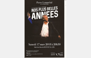 Concert au profit de l'association Grégory LEMARCHAL le samedi 17 mars à BONNEVAL