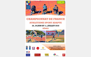 Le championnat de France de piste du sport adapté