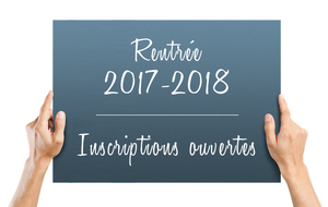 Infos sur la rentrée et le dossier d'inscription 