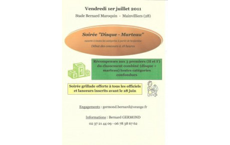 soirée lancers Mainvillier‏
