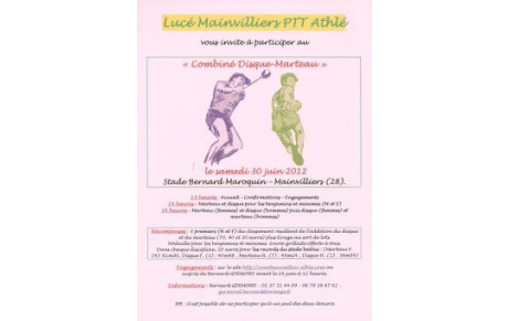 COMBINE DISQUE MARTEAU le 30/06 A MAINVILLIERS