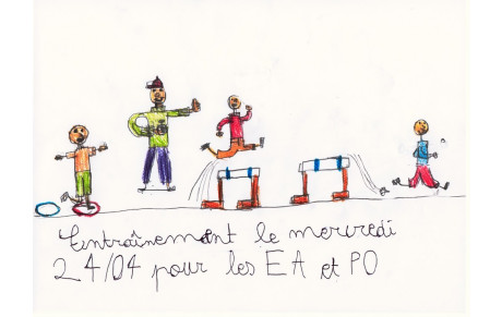 Entraînement des EA et PO le mercredi 24/04 à 18H30