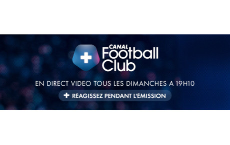 Deux bleus dans le public au CFC sur CANAL +