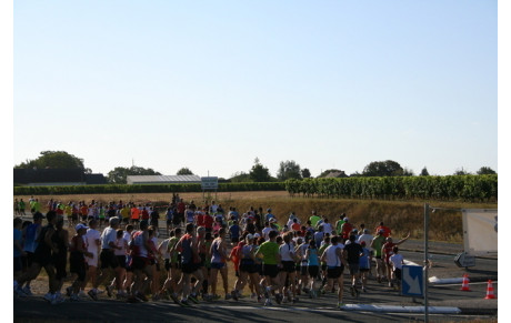 Les Foulées du Layon avec le président et Juju