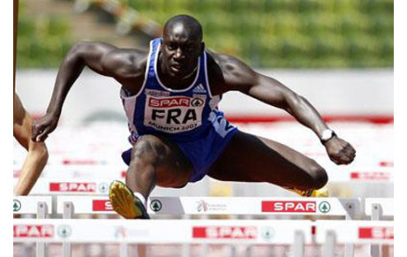 Ladji DOUCOURE, 110 mètres sa spécialité. 