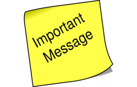 Message important concernant l'utilisation de la salle à Val de Reuil ce dimanche