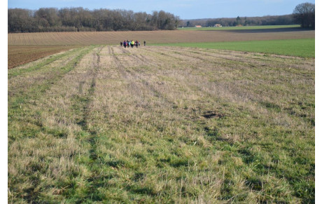 Reconnaissance du parcours des départementaux de cross à PIERRES
