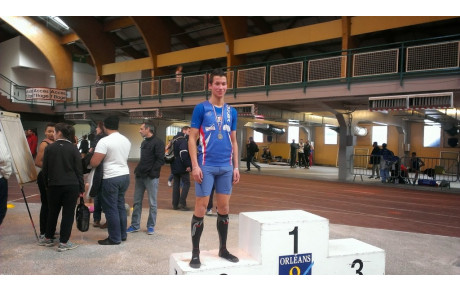 Romain qualifié sur les championnats Pre-France en Salle 2014 à Nantes (44) - CA/JU/ES/SE - H et F