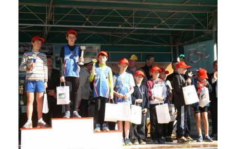 Les jeunes à l'honneur au trail de Cloyes