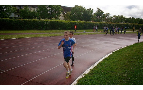 Les départementaux de piste des benjamins à DREUX ce samedi 31 mai
