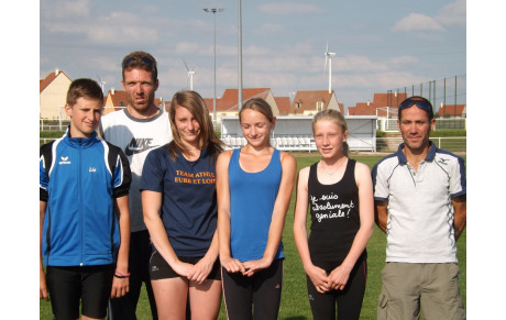La finale interrègionale des Pointes d'Or des benjmains avec Julie, Pauline et Léo