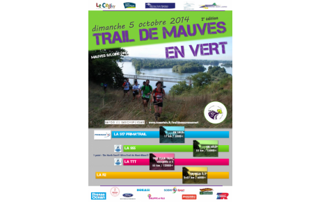 Le trail de Mauves en vert dimanche matin 