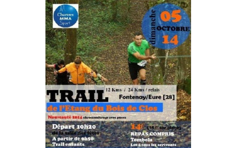 Une belle mobilisation des bleus pour le trail de l'Etang du Bois du Clos dimanche matin