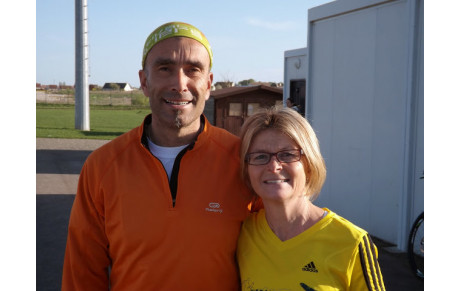 Un beau trail pour Catherine et Pascal à La MONNA LISA