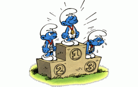 Les podiums des bleus ce dimanche 