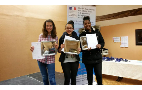 Inès, Myriam et Maéva à l'honneur