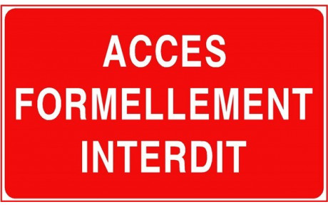 Accès interdit à la piste et au terrain d'honneur durant trois jours