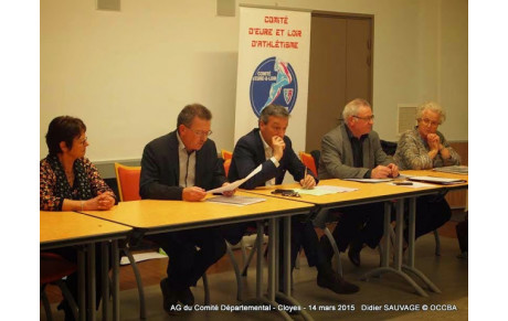 L'AG du comité départemental d'athlétisme d'Eure-et-Loir