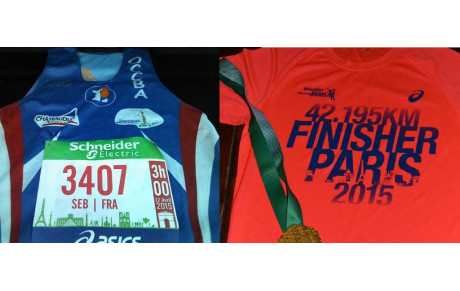 Vivre la course de Sébastien S au marathon de PARIS