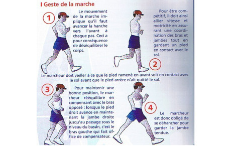 Et une marcheuse à VINEUIL