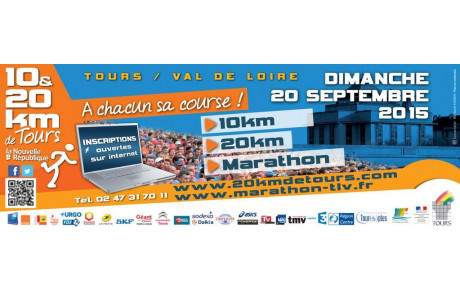 Son premier 20 KM à TOURS pour.....